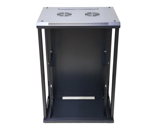 Extralink Szafa rack 18U 600x600mm czarna wisząca EX.16880 - 1323203 - zdjęcie 2